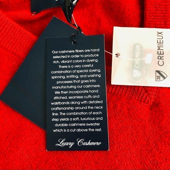 Cremieux Men’s Luxury Cashmere V-Neck Sweater - Picture 6 of 7